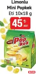 ETİ POPKEK MİNİ LİMONLU KEK 10X18 G fiyat ve kampanya bilgisi